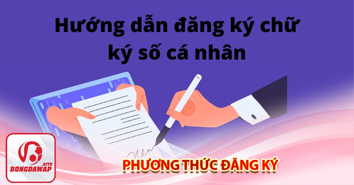 Phương thức đăng ký tài khoản