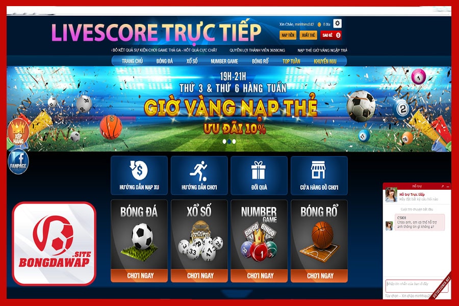 Livescore trực tiếp