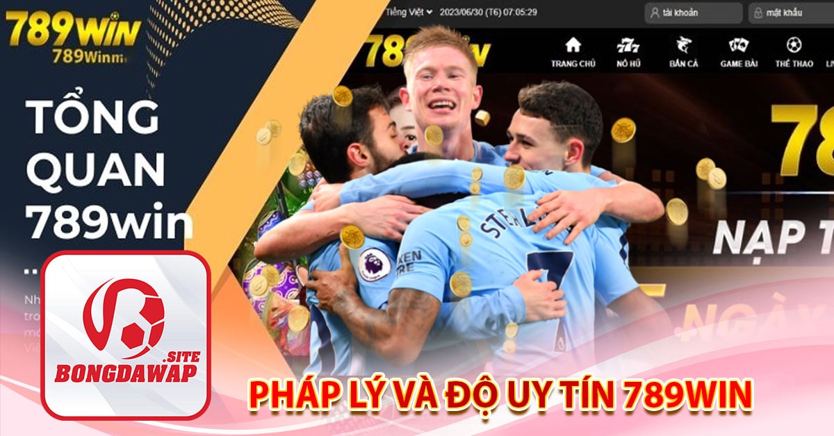 Pháp lý và độ uy tín của nhà cái 789win