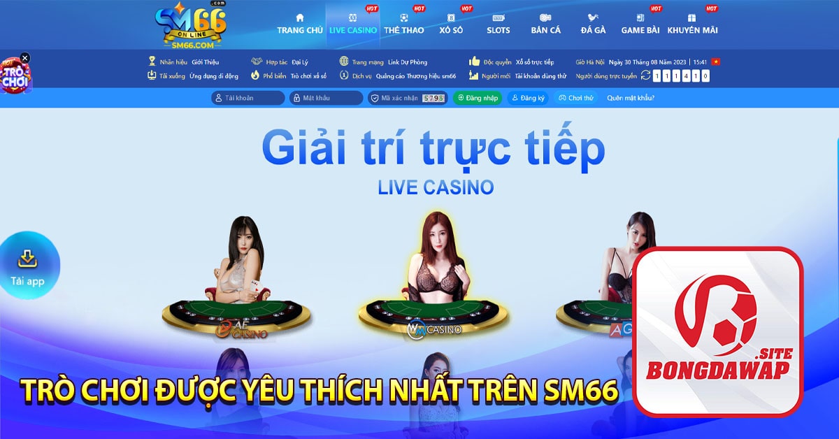 Những trò chơi được yêu thích nhất trên SM66