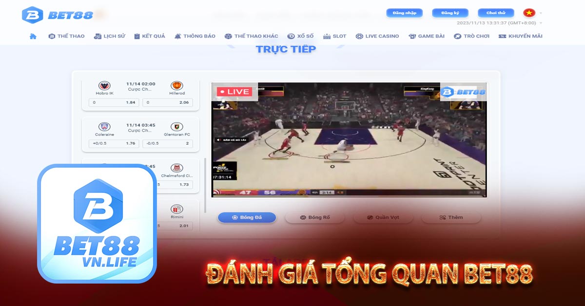 Đánh giá tổng quan BET88