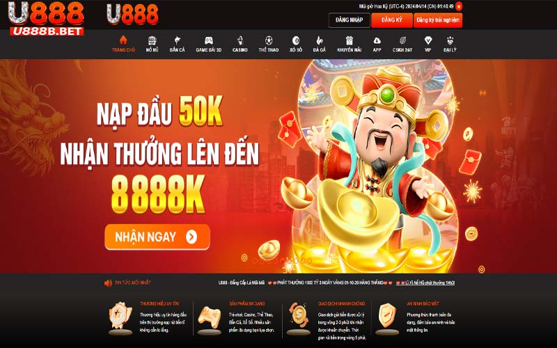 Nhận ưu đãi cực hấp dẫn khi đăng ký thành công tài khoản u888bet